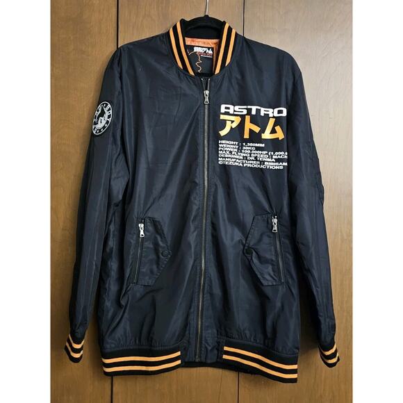 Bibisama × Astro Boy Bomber Anime Tezuka Graphic Jacket Japanese Art M/L - Picture 1 of 7